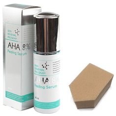 MIZON Сыворотка с фруктовыми кислотами AHA 8%, 50мл + спонж