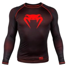 Рашгард Venum Contender 3.0 Black/Red L/S M