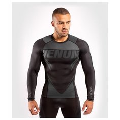 Рашгард Venum ONE FC Impact Black/Black L/S XL