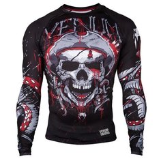 Рашгард Venum Pirate 3.0 Black/Red L/S S
