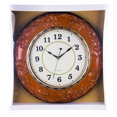 Часы настенные Home Art 38,8 см, коричневый Guterwahl