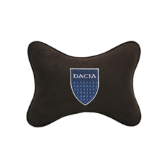 Подушка на подголовник алькантара Coffee DACIA Vital Technologies