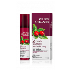 AVALON ORGANICS Дневной увлажняющий крем против морщин с коэнзимом Q10 и шиповником, Wrinkle Therapy With CoQ10 & Rosehip Day Creme 50г.