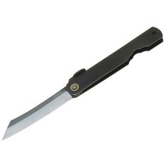 Нож складной HKI-080 black, Higonokami, 80 мм, сталь "Aogami 3 слоя Nagao