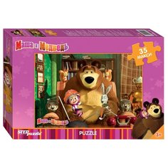 Пазл Step puzzle Анимаккорд Маша и Медведь (91211), 35 дет.