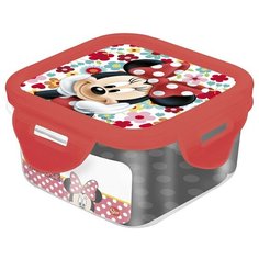 Stor Контейнер Минни Маус Цветы 23766, 10x10 см, черный/белый/красный