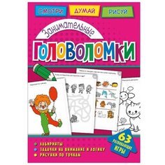 Головоломки. Занимательные головоломки. Развивающая книга ND Play