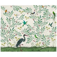 Фотообои флизелиновые Design Studio 3D Цапля в солнечном саду 3х2.5м Цапля в солнечном саду