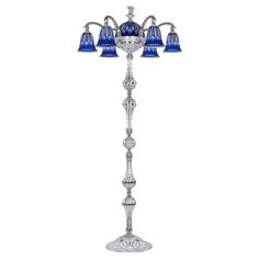 Торшер Bohemia Ivele Crystal 72009TP/6/175 NW P2 D Clear-Blue/H-1I FA1S 320 Вт