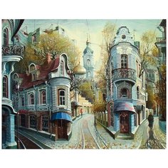 Картина по номерам "Улочки старой Москвы", 30x40 см Molly