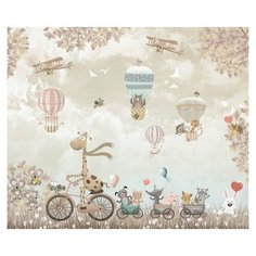 Фотообои 3D "Весёлая прогулка" 300x250 (ШxВ)