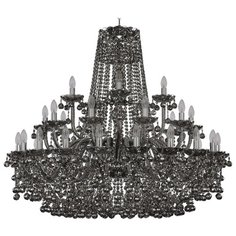 Хрустальная люстра 1409/20+10+5/400 Ni M781 Bohemia Ivele Crystal