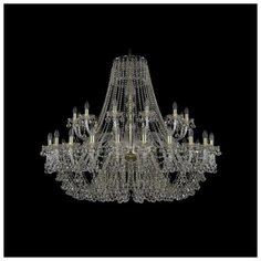 Хрустальная люстра 1409/24+12/530 G Bohemia Ivele Crystal