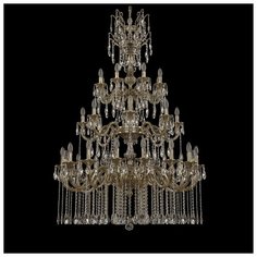 Хрустальная люстра 71101/16+8+8/360/XL/3d A GB Bohemia Ivele Crystal