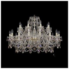 Хрустальная люстра 1411/16+8/360 G R801 Bohemia Ivele Crystal