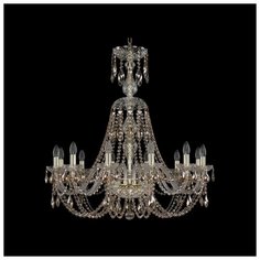 Хрустальная люстра 1406/12/300/XL-89 G R721 Bohemia Ivele Crystal
