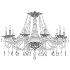 Хрустальная люстра 1607/10/300 Ni Bohemia Ivele Crystal
