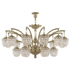 Хрустальная люстра 72111R/12+6/420 G Bohemia Ivele Crystal