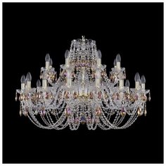 Хрустальная люстра 1406/16+8/360 G K777 Bohemia Ivele Crystal