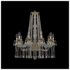 Хрустальная люстра 16113/10/240/h-75 G Bohemia Ivele Crystal