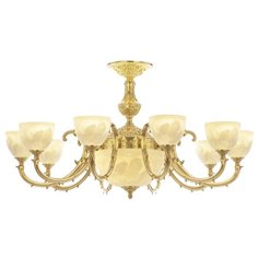 Хрустальная люстра 72209P/10/300 G P1 U Angel Bohemia Ivele Crystal