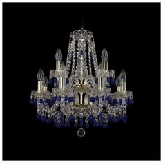 Хрустальная люстра 1410/8+4/160/2d G V3001 Bohemia Ivele Crystal