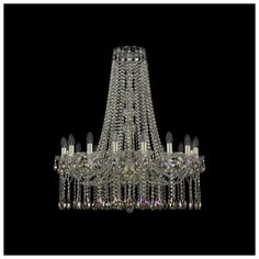 Хрустальная люстра 1413/16/300/h-93 G R801 Bohemia Ivele Crystal