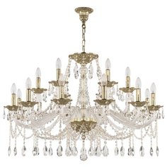 Хрустальная люстра 1607/12+6/360 G Bohemia Ivele Crystal