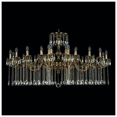 Хрустальная люстра 71105/24/590 A GB Bohemia Ivele Crystal