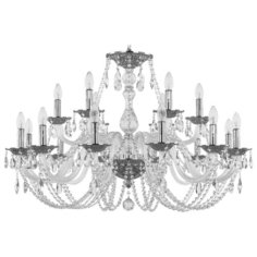 Хрустальная люстра 1601/12+6/360 Ni Bohemia Ivele Crystal