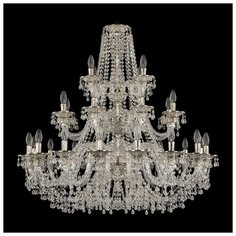 Хрустальная люстра 16110/16+8+4/360/3d GW V0300 Bohemia Ivele Crystal