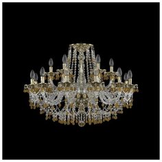 Хрустальная люстра 16110/12+6/300 G V1003 Bohemia Ivele Crystal