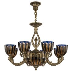 Хрустальная люстра 71409P/8/210 GB P1 U Amber-Blue/H-1H FA4S Bohemia Ivele Crystal