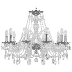 Хрустальная люстра 1605/10/240 Ni Bohemia Ivele Crystal