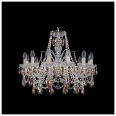 Хрустальная люстра 1411/12/240 G K777 Bohemia Ivele Crystal