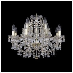 Хрустальная люстра 1410/8+4/195 G V0300 R801 Bohemia Ivele Crystal