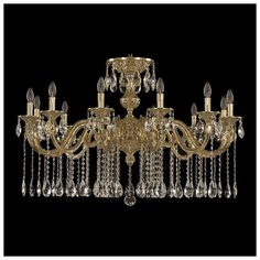 Хрустальная люстра 71201/12/360 A G Bohemia Ivele Crystal