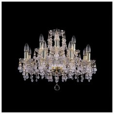 Хрустальная люстра 1410/8+4/195 G V0300 Bohemia Ivele Crystal