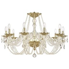 Хрустальная люстра 1601/10/300 G Bohemia Ivele Crystal
