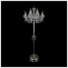 Торшер 1403T2/8+4/195-165 G Bohemia Ivele Crystal