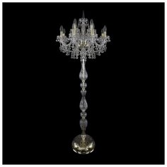 Торшер 1409T1/8+4/195-165 G Bohemia Ivele Crystal