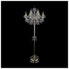 Торшер 1409T2/8+4/195-165 G Bohemia Ivele Crystal