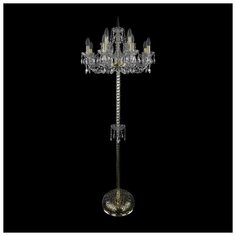 Торшер 1402T2/8+4/195-165 G Bohemia Ivele Crystal