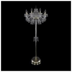 Торшер 1409T2/8/195-160 G Bohemia Ivele Crystal