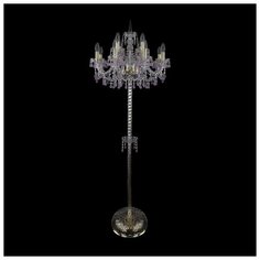 Торшер 1410T2/8+4/195-165 G V7010 Bohemia Ivele Crystal