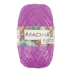 Пряжа Raffia (5 мотков)., 50 гр., 200м., ARACHNA, №30 т.розовый