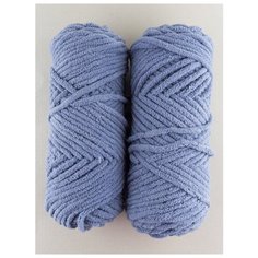 Пряжа "MIMI" 100г, 80м (2 мотка), Adelia, №11 синий