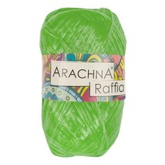 Пряжа Raffia (5 мотков)., 50 гр., 200м., ARACHNA, №21 салатовый