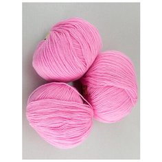 Пряжа "Детский каприз" 50г, 225м (3 мотка)., Пехорский текстиль, 11-Яр.Розовый Пехорка