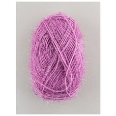 Пряжа "BRILLIANT" 50г, 90м (1 моток), Adelia, №25 св.сиреневый